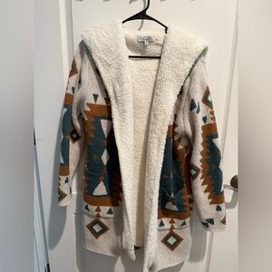 Sweet Rain Cream Fuzzy Jacket